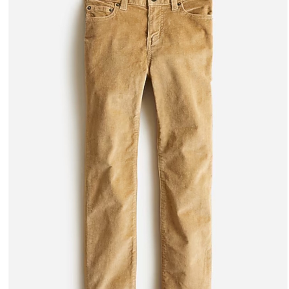 J Crew Boys’ Khaki Stretch Corduroy Pants Size 4